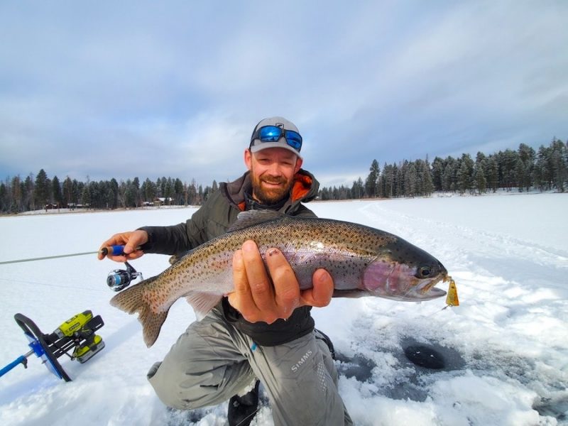 November 25 Ice Fishing Report Montana Fishing Guides
